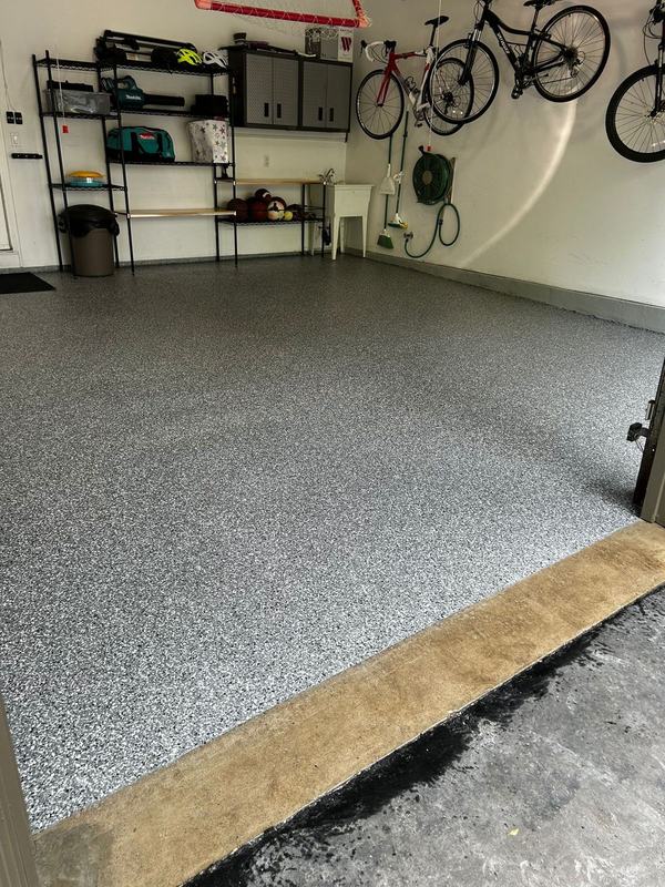 Garage with bike storage