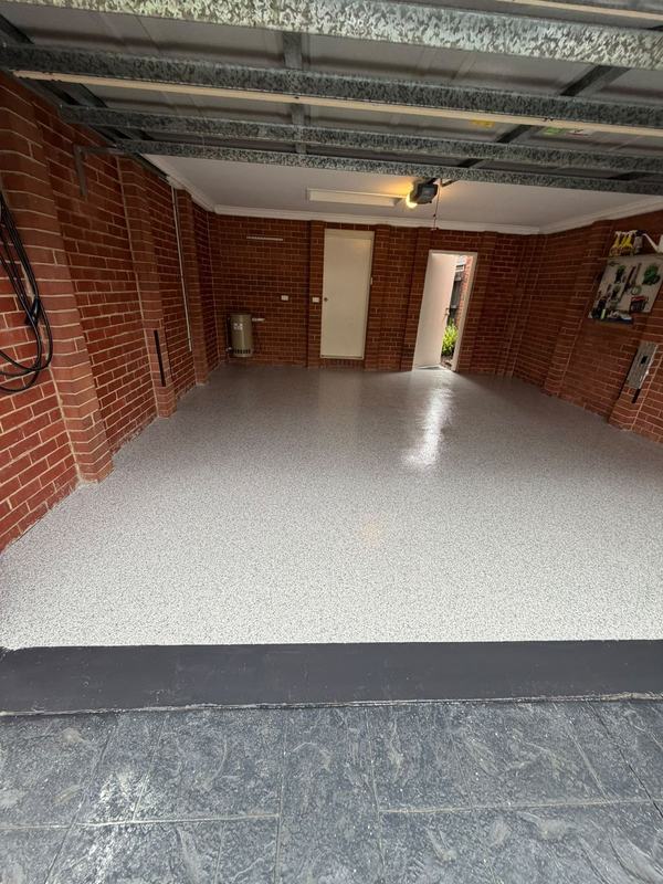Red brick garage